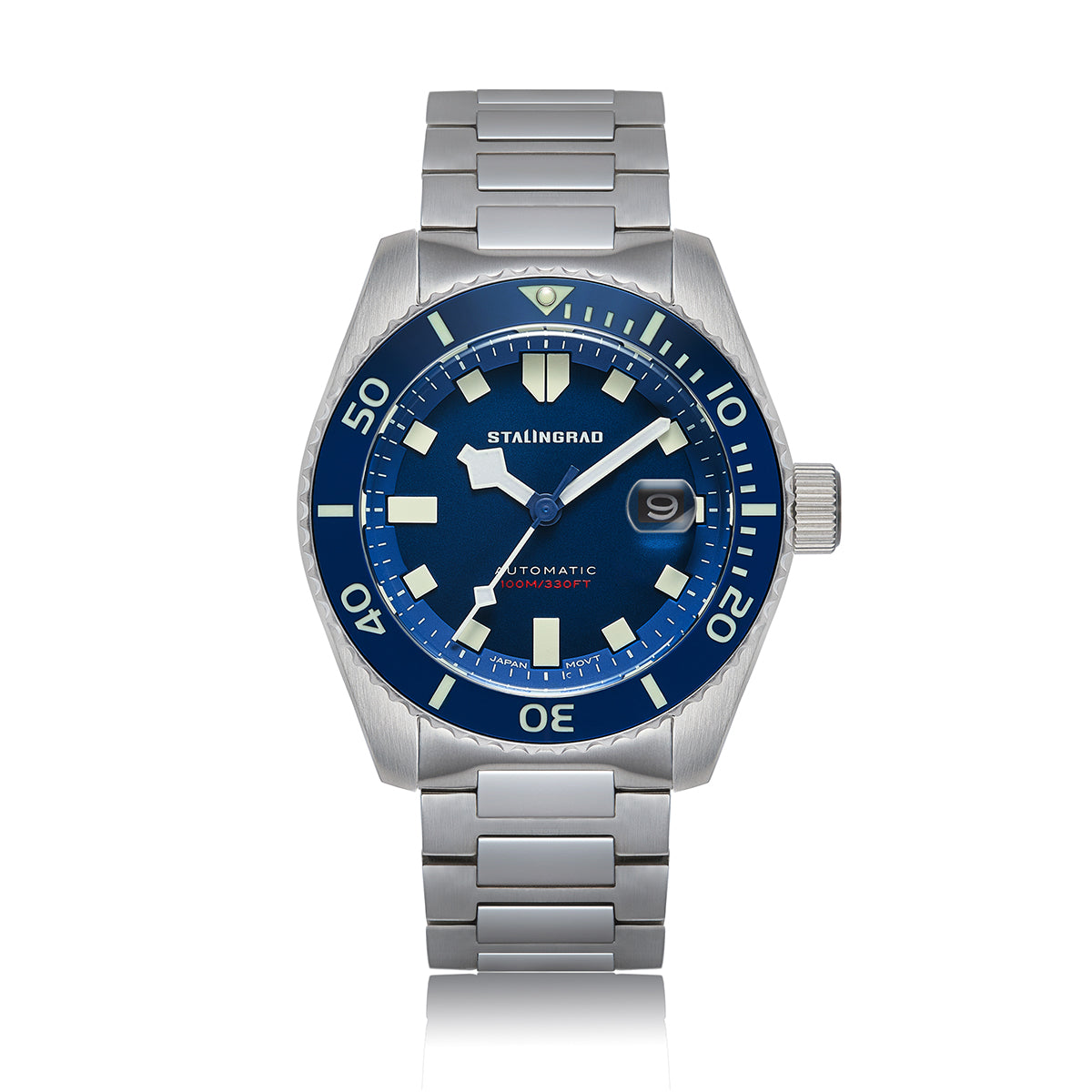 Volga Defender. Blue Dial. 316L BRACELET. SG-0413-11